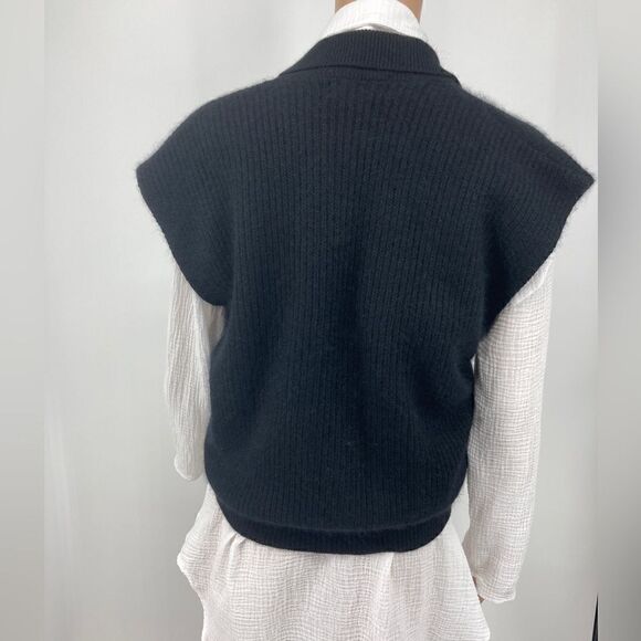 Pamela Roberts Sweater Knit Vest Blend Lambswool/Angora Rabbit Hair Size M - Picture 7 of 11